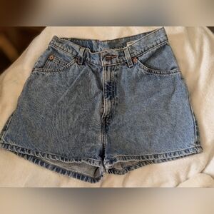 Levi's Light Blue Denim Jean Shorts